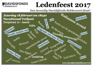 Ledenfeest 2017